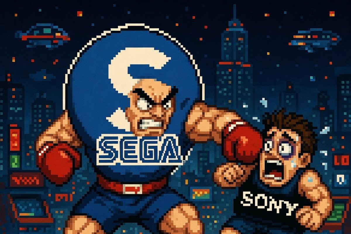 GoosterVille's tweet photo. @PlayStation Sega I beg of you...save us.  Make us a console with a disc drive! https://t.co/Xa8KxsRsWk