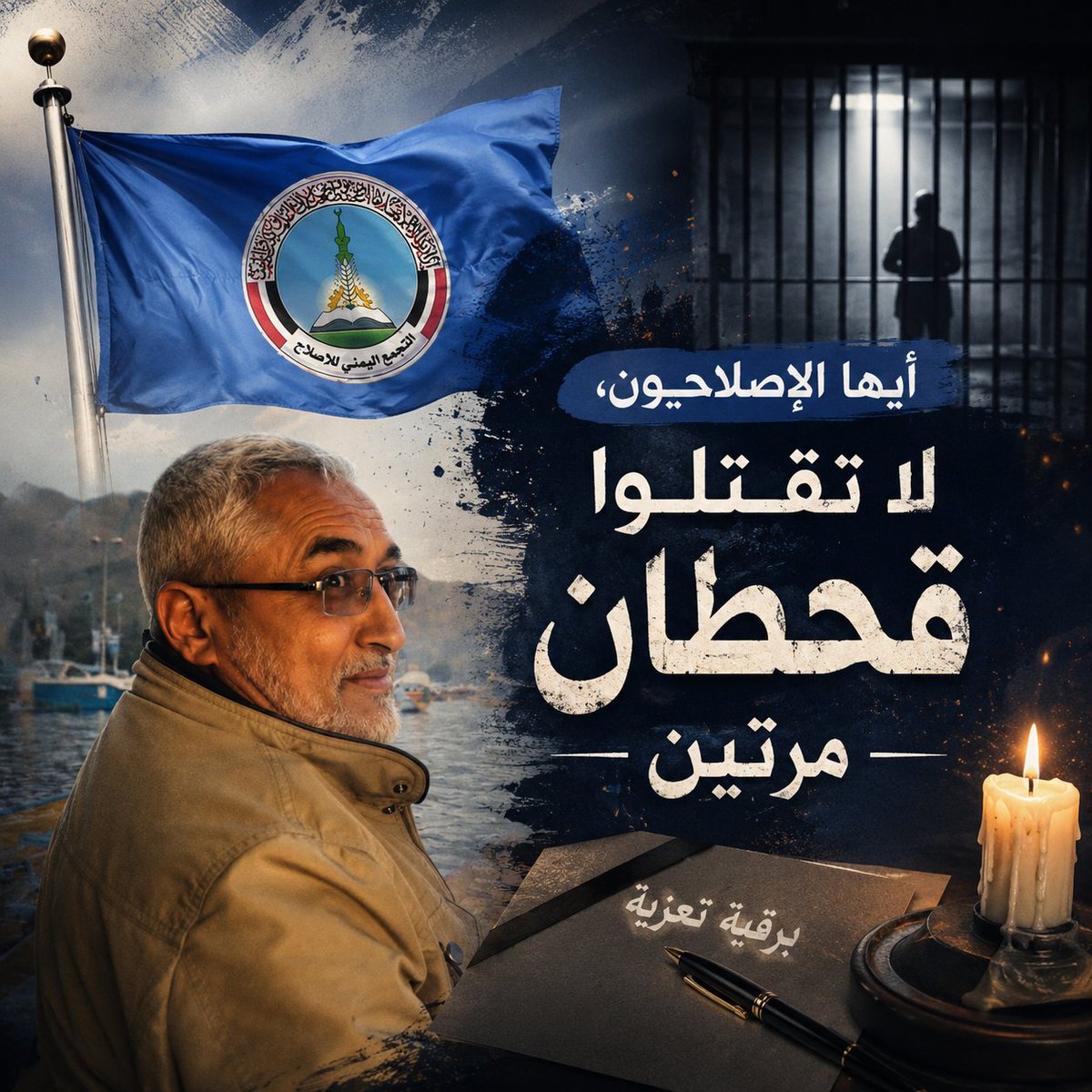 MoathYe's tweet photo. أيها الإصلاحيون، لا تقتلوا قحطان مرتين؛ مرةً بيد الحوثي، وأخرى بالتسليم المطلق برواية من كذب على اليمنيين أحد عشر عاماً.

هل رأيتم جثته؟

هل شهد شاهدان وقائع مقتله؟

هل قُدِّم دليل ملموس على هذه المزاعم؟

لا تحوّلوا قضية وطن، وسؤال شعب يبحث منذ عقدٍ عن إجابة، إلى بيانات تعازٍ وبرقيات نعي عابرة، في قضية قائد يختزل مأساة شعب بأكمله.

لا تقتلوا قحطان بأقلامكم ومنشوراتكم، فتشاركون الخاطفين والمتأجرين بملفه في هذا الجُرم العظيم. إلا إذا كنتم تشفقون على السجّان، وتطوّعتم للإجابة نيابةً عنه، فتفضّلوا وقدّموا لليمنيين روايةً مغايرة لما ردّده المرتضى وأمثاله طوال السنوات الماضية، وصارحونا بحقيقة مصير قحطان؛ فهو لم يعد يخص حزباً أو أسرة، بل غدت #اليمن كلها أسرته.

أين محمد قحطان؟
#freeQahtan