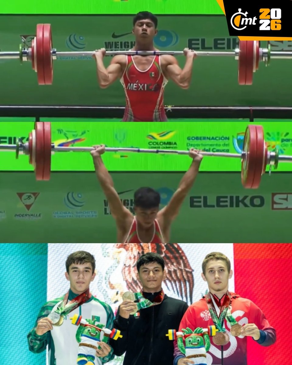 mediotiempo's tweet photo. ¡CAMPEÓN MEXICANO! 🏋️‍♂️🥇🇲🇽

Víctor Méndez Huicab, originario de Yucatán, se convirtió en CAMPEÓN de la categoría Sub 17 del Campeonato Mundial Juvenil de Halterofilia (categoría 60 kg)

Para grabar sus letras en oro, el mexicano levantó un total de 250 kilogramos https://t.co/2tedWqnzhn