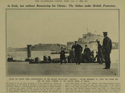 BasakSezen2's tweet photo. Ne buldum ...

Sene 1922. İngiliz The Illustrated London News gazetesi, Vahdettin'in kaçışını manşete taşımış 

"Sultan İngiliz himayesinde"
"İngiliz Malaya savaş gemisiyle İstanbul'dan kaçışı sonrası..." https://t.co/DjVjmAxX2R
