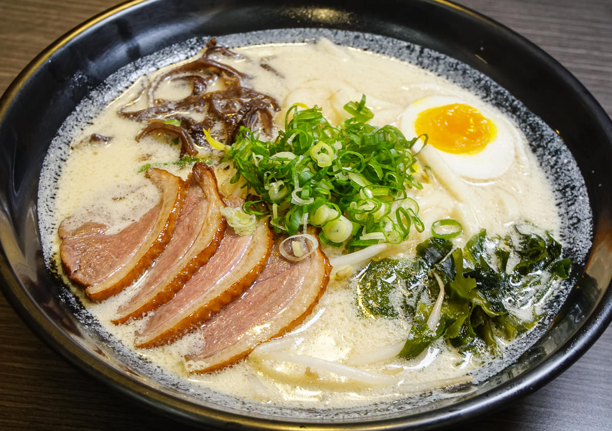 profgigi82's tweet photo. Just found the coziest hidden ramen spot in town! Rich tonkotsu broth, perfectly chewy noodles, and that soft-boiled egg with runny yolk Chef’s kiss 10/10 will be back this weekend! https://t.co/HeAanbGaOd