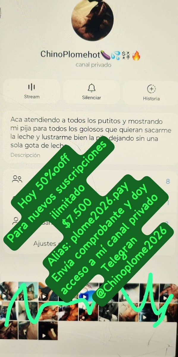 plomeroact's tweet photo. Hoy 50%oofff nuevos suscriptores ilimitado a mi canal privado de Telegram, estoy subiendo videos xxx constantemente, dejo alias https://t.co/w0FcbXvB3n envíame comprobante y te agrego al canal mi Telegram es @Chinoplome2026 https://t.co/AUBKRxS0jW