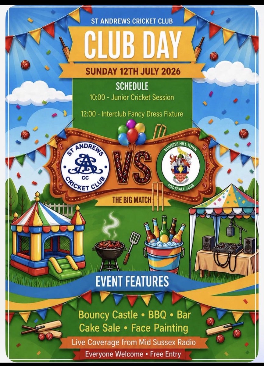 Stephen97745959's tweet photo. Looking forward to a busy weekend of outside events . Saturday Balcombe &amp; Wivelsfield Fetes . Sunday St Andrews Cricket Club Day ,Burgess Hill #balcombe #wivelsfield #burgesshill #midsussex  tune in for more info https://t.co/3PWpR889ds https://t.co/mdYnHj3Iqn