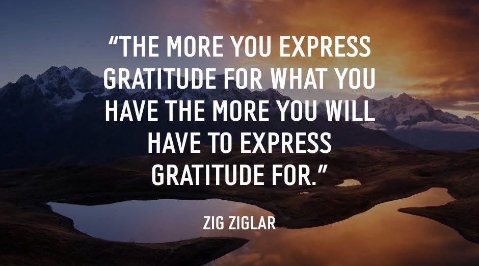 TheZigZiglar's tweet photo. Gratitude changes more than your perspective. It changes the way you experience life.

When you focus on your blessings instead of your limitations, your heart becomes more aware of the good that has been there all along.

A grateful life is a richer life. https://t.co/TxJ9xEtscQ