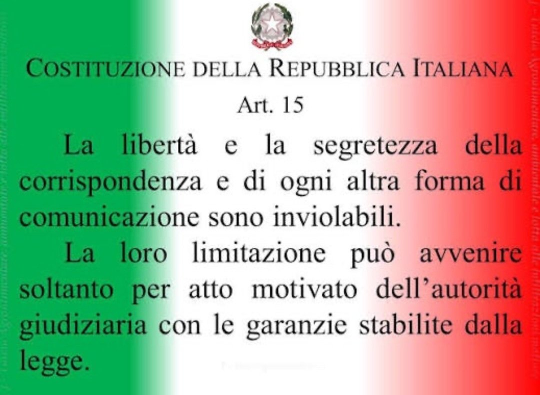 mrtiaopi's tweet photo. @matteosalvinimi La Costituzione Italiana, la più bella del mondo perché i sinistri vorrebbero accartocciarla a piacere. https://t.co/K2gnOju8kU