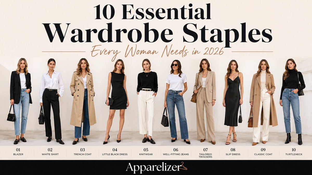 Apparelizerhub's tweet photo. Style starts with the basics! ✨ 
#WardrobeStaples #CapsuleWardrobe #Fashion2026 #TimelessStyle #MinimalistFashion #WomensFashion #StyleGuide #ClosetEssentials #FashionTips #SustainableFashion #OOTD #EverydayStyle #ClassicFashion #ModernStyle #Apparelizer https://t.co/SzWX1XMbvS