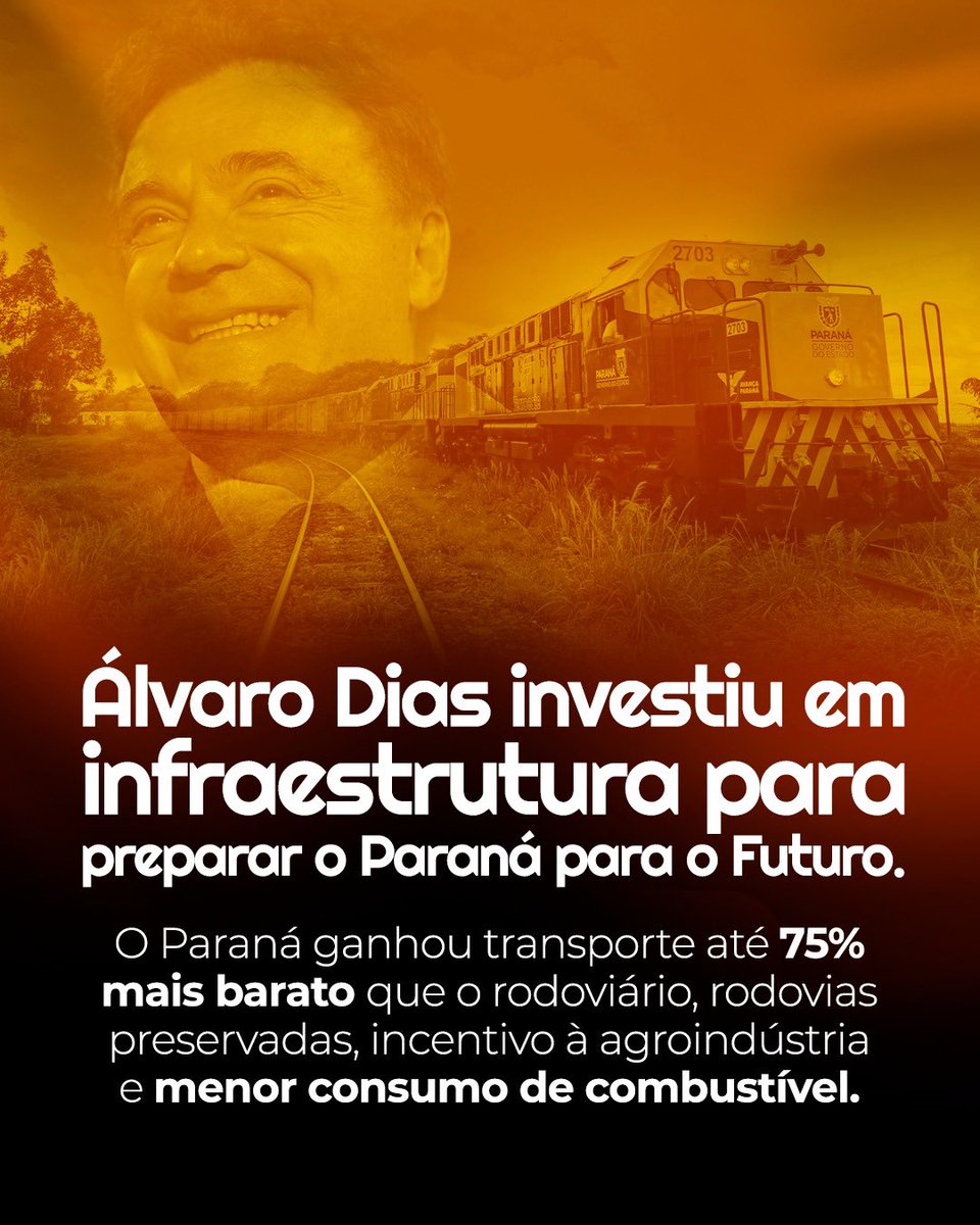 alvarodias_'s tweet photo. FERROESTE: Para muitos sonho. Para alguns utopia. Para nós, desafio e REALIDADE. #Ferroeste #AlvaroDias #Infraestrutura #Paraná #Desenvolvimento https://t.co/EBbkrG17Kf