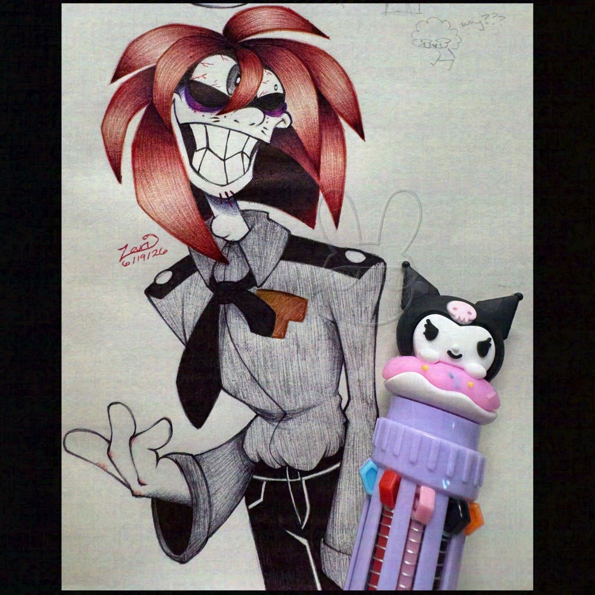 zaribea05's tweet photo. 🫶🏽
.
.
Hi hi hello hi, I have a new hyperfixation and I MUST tell you about it :^)!!!
(I love this stupid freak so much…and Jeremy <3)
.
[TAGS]: #traditionalart #smallartist #frickbears3 https://t.co/ip4IwxfDUG