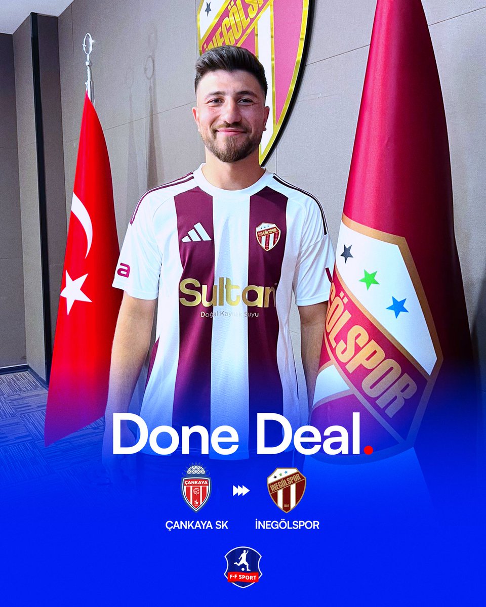 ffsporttr's tweet photo. A new adventure begins.

Our player Kadir Bakırtaş has signed with İnegölspor. Taking his talents to a brand new challenge by taking this exciting new step.

Time to write a new story in new colors. Let’s get to work. https://t.co/agZmjXOdtp