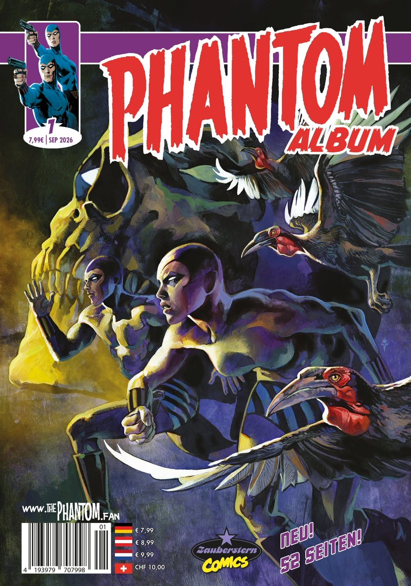 thephantom_fan's tweet photo. 💥 Zauberstern Comics Launches Phantom Album Comic. Cover art by Timo Wuerz. 

🫟 More information here 👉 https://t.co/1U85fPLDRB

#thephantom #phantomcomic #leefalk #comic #art #dasphantom https://t.co/FrO3VErOPC