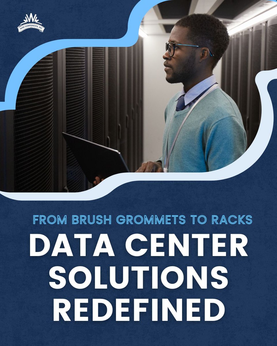 WiseComponents's tweet photo. Data Center Solutions Redefined 🖥️⚙️
From brush grommets to racks, Wise Components covers your data center needs. Forge a robust foundation. Learn more at sales@wisecomponents.com or dial 1 (800) 543 - 4333.
#DataCenterSolutions #WiseComponents https://t.co/34gnQBGQhJ
