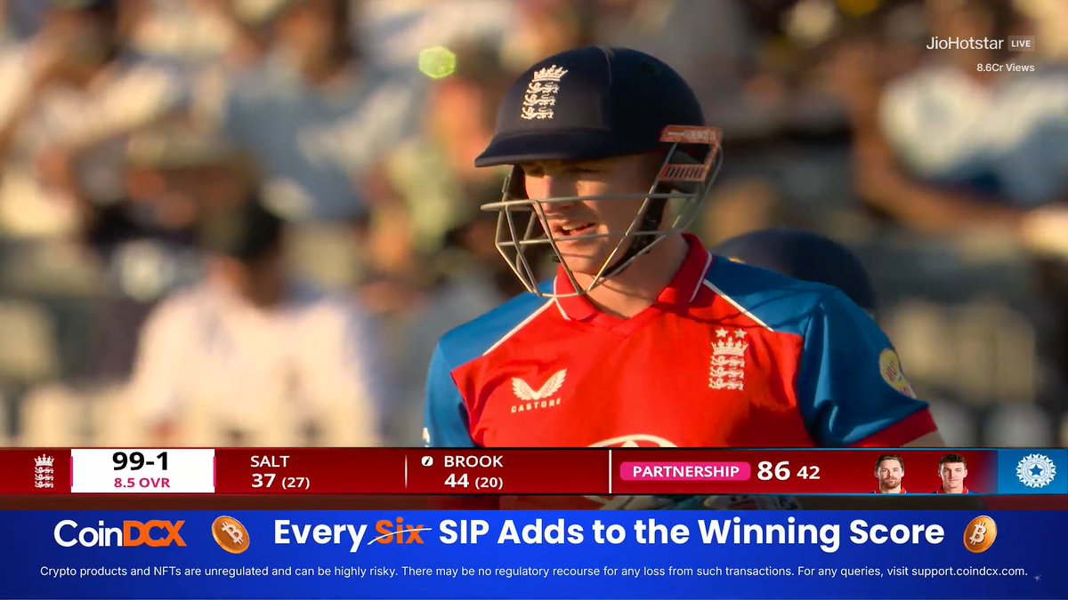 CricCrazyJohns's tweet photo. 21 BALL FIFTY FOR CAPTAIN HARRY BROOK 🔥

- He is leading the charge to series victory for England. https://t.co/VJDkJktIQb