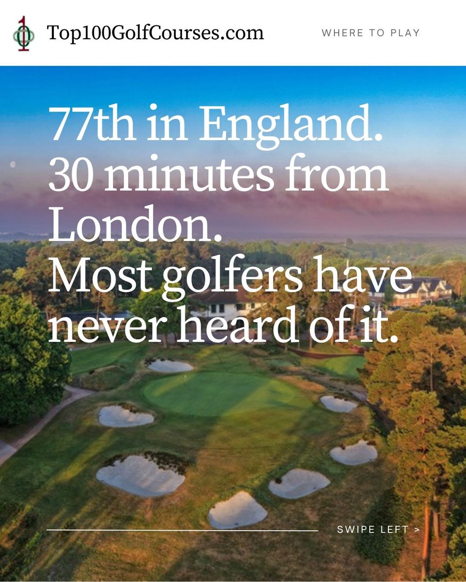 Top 100 Golf Courses tweet media