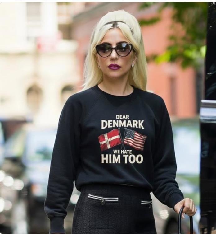 sarrah_bellus's tweet photo. "Greenland is not for sale "
Would you still support Lady Gaga because she opposes the U.S. President (Trump)? https://t.co/WEysGl92Be