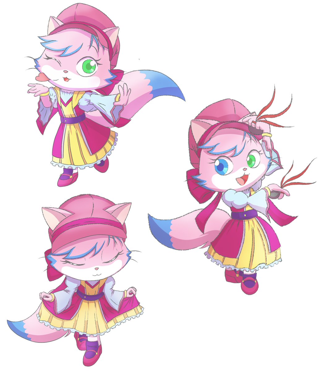 Nib_rous's tweet photo. Another fanart tribute to this adorable gamer cat! I tried to capture her charm throught different poses. Hope you enjoy it!
The outfit is inspired by Dulcinea, a mascot character from an amusement park - Shima Spain Village 
#Alphalexa #ryansworld #shimaspainvillage #fanart https://t.co/ZsripJiHxO