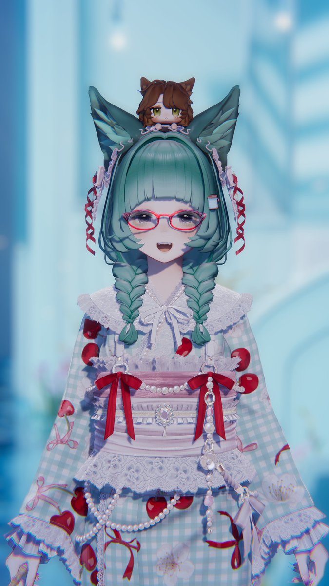 VR_KISHIO's tweet photo. おはよう！今日も1日がんばろう！
#VRchat #Marycia3D #てんぱすおおもり https://t.co/DFMdh3qqyr
