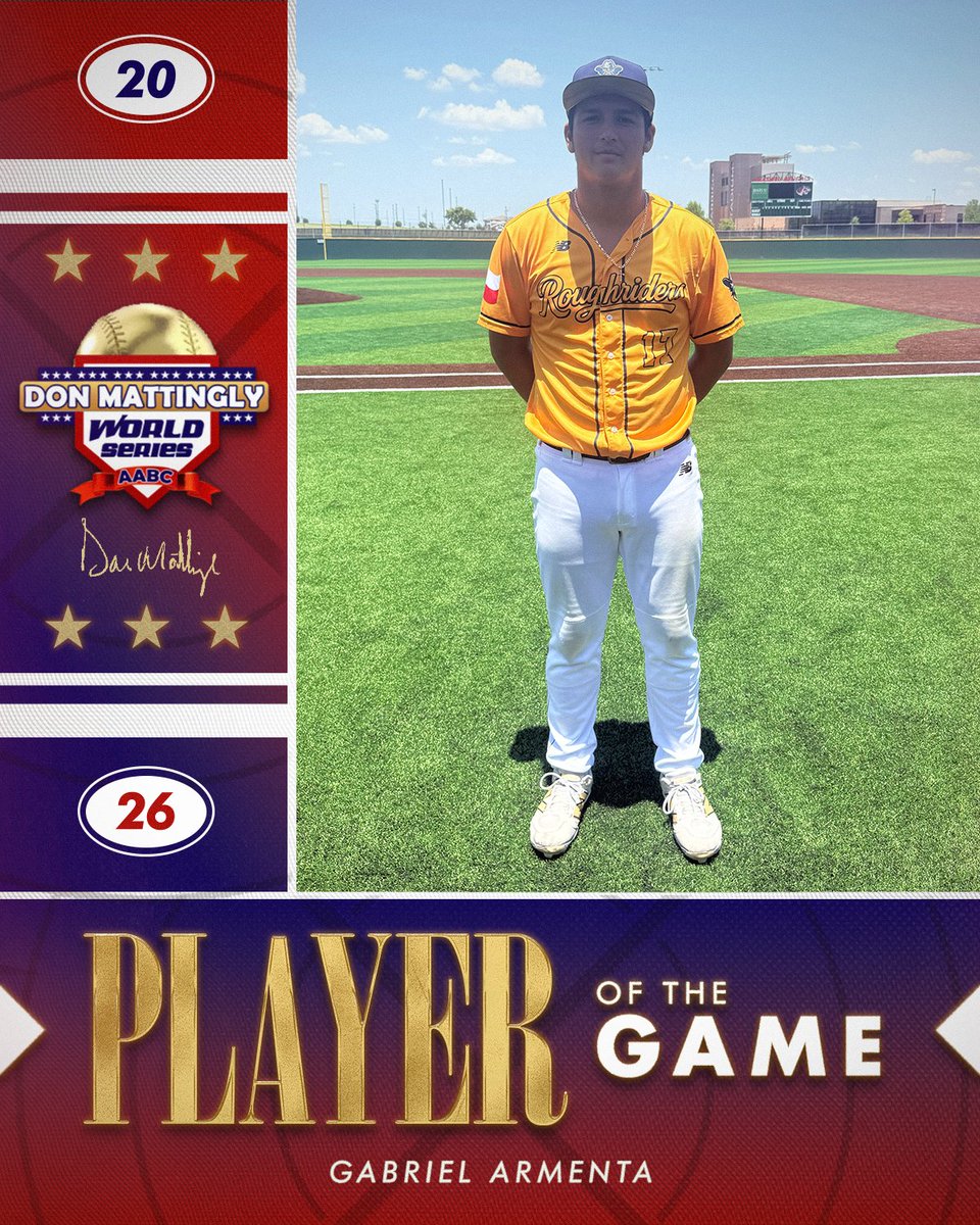 FiveToolTexas's tweet photo. #MattinglyWS F: @1836Roughriders Sierra 2027 8, Marcucci Elite Texas Coffey 7
PoG: Gabriel Armenta 1-3, 2B, 2 RBI
Pitcher: @tommymcintyre27 3 IP, 5K, H, ER https://t.co/L7EBjh9e5o