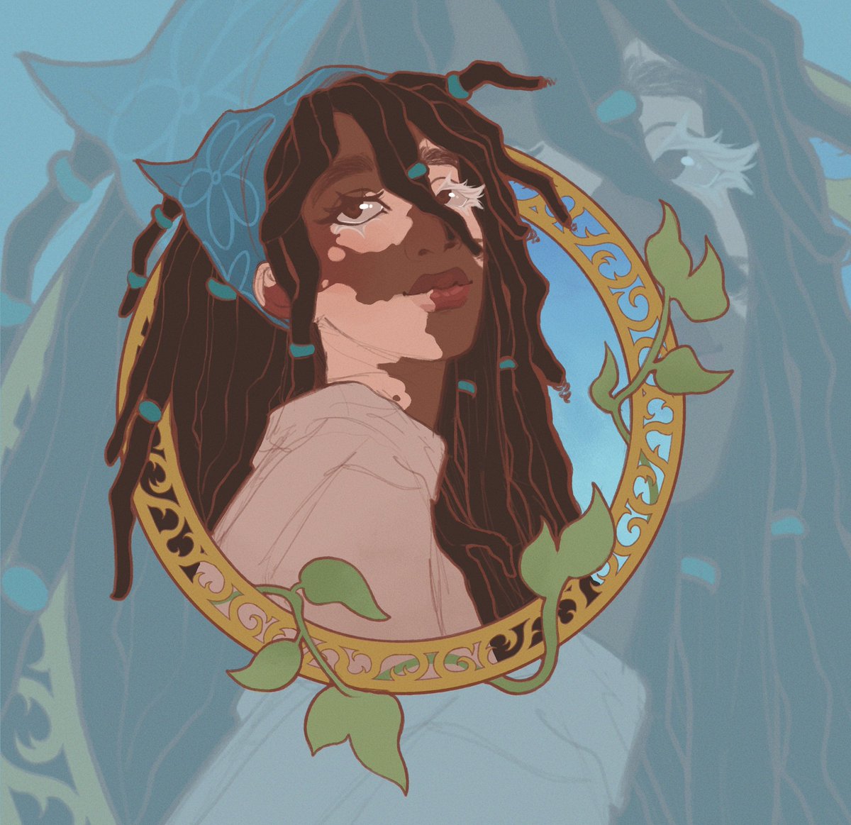 MissMurloc's tweet photo. [ Attack #3 ] Akime, for @/kahlamidade.bsky.social

#artfight #artfight2026 https://t.co/VudIUDxqFg