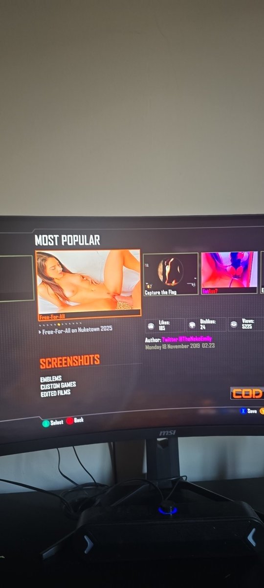 clifd0g's tweet photo. @Treyarch @IronGalaxy Nice to see you fixed cod TV 👍 https://t.co/WumisO2puU