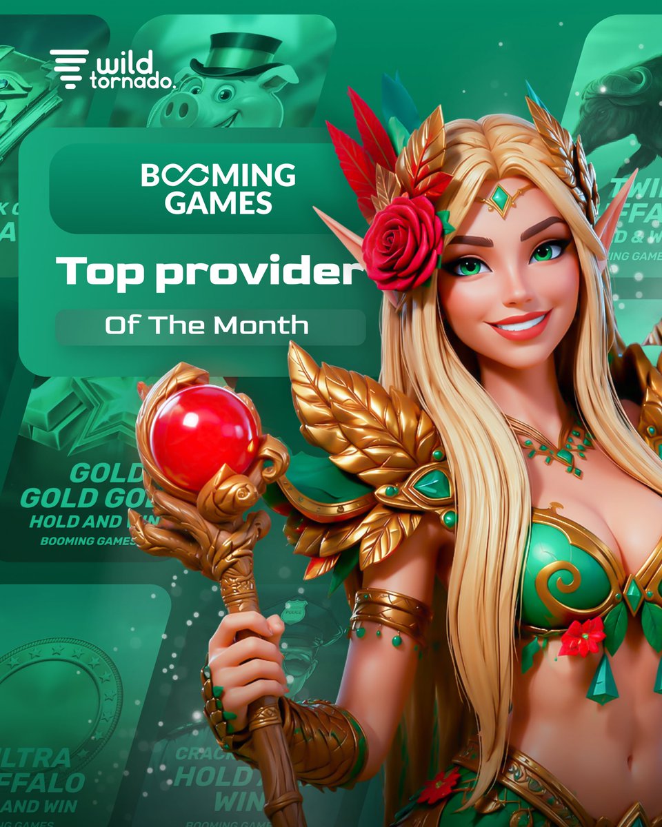 wildtornadoai's tweet photo. 🇮🇹 Italy, meet BOOMING – Provider of the Month! 🚀 For nearly a decade, Booming has impressed players with creative games, unique features, and eye-catching graphics that make every session more exciting.

✨ Experience the best of Booming on WildTornado, where the provider’s complete collection and exclusive player benefits are waiting for you.

🔗 PLAY - https://t.co/tyblx8BYfe

#ItalianCasino #CasinoOnline