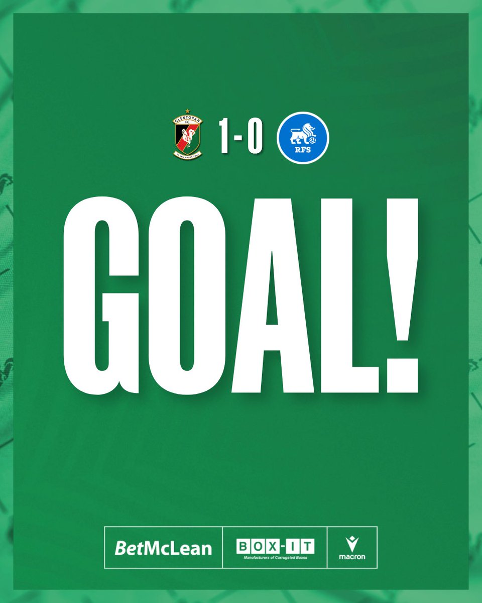 Glentoran's tweet photo. 37' GOALLLLLLLLL ON HIS DEBUT ROSSI PUTS IT IN FROM THE CORNER!!!
(1-0)
#GLERFS #COYGlensππ https://t.co/LbrPdpI1Nh