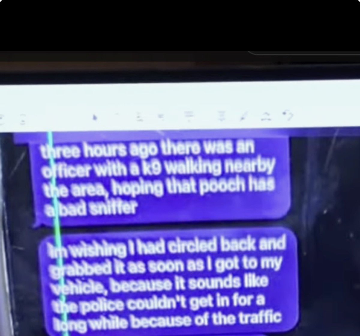 Villgecrazylady's tweet photo. Hold up guys… if Tyler didn’t text Lance until 11:00 PM then how could he have known there was a K9 walking around the wooded area at 8:00 PM when he was spotted around 9:00 PM eating dinner at a steakhouse in Panguitch which is about 3 hours South of Orem? https://t.co/AnWw30xDWu