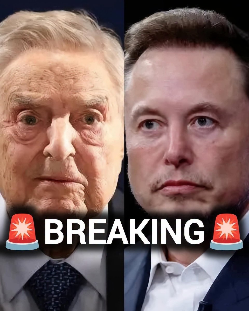 DOGEQEEN's tweet photo. 🚨BREAKING: Elon Musk vows to CRUSH George Soros!

Elon says: “He spends half of his wealth influencing elections and paying professional protesters and rioters. It’s about time someone showed him how powerless he can be.”

With roughly 100 times Soros’s net worth (Soros sits at around $12 billion), Musk dropped the hammer:
“I could buy and sell him dozens of times over.”