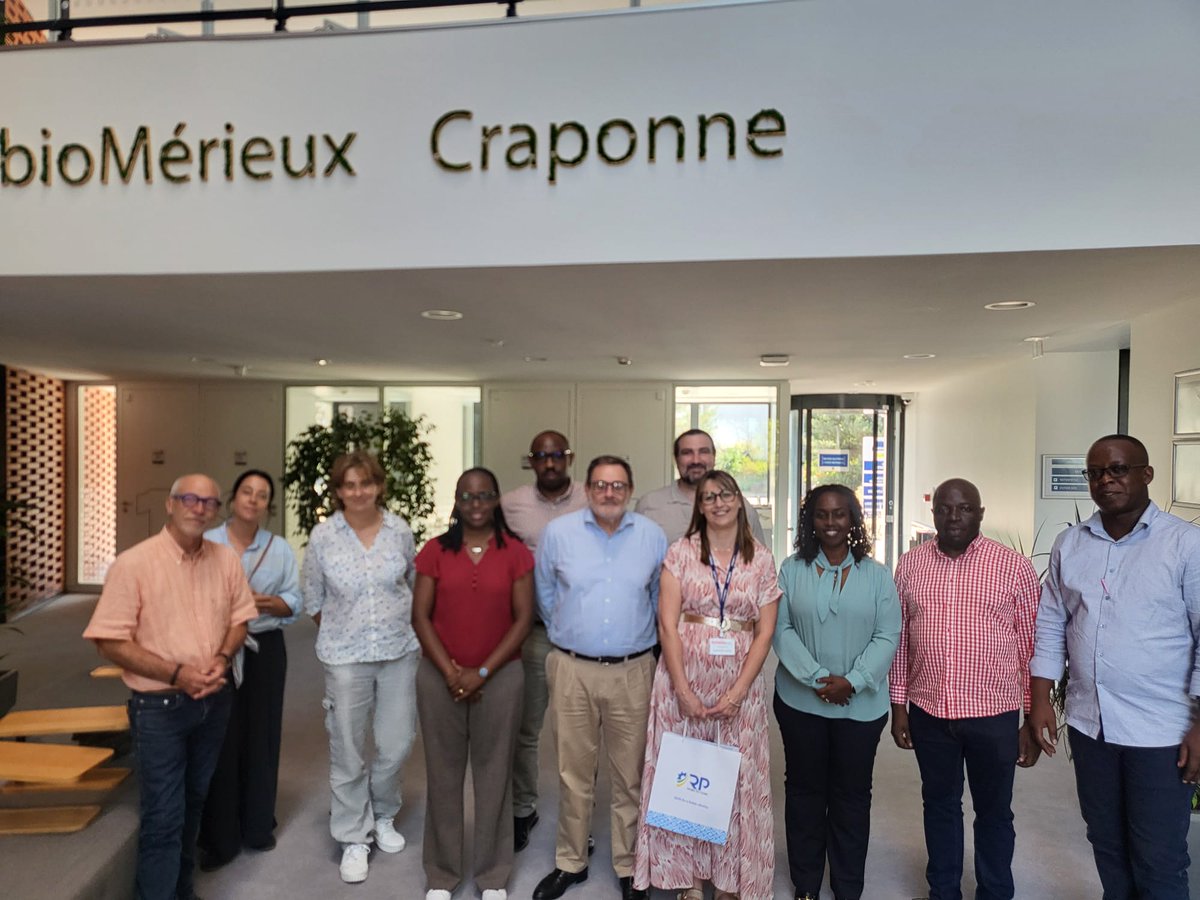 RwandaPolytec's tweet photo. This week, Rwanda Polytechnic delegation led by the Vice Chancellor @SylvieMucyo, visited Université Claude Bernard Lyon 1 in France under the Team Europe Initiative on Manufacturing and Access to Vaccines, Medicines and Health Technologies (MAV+); a project that aims to develop the capacity in bio and pharma manufacturing and create an enabling environment for sustainable manufacturing.
During the visit, @RwandaPolytec and @UnivLyon1 signed a cooperation agreement to strengthen collaboration in teaching, capacity building and research in the fields of Science, Technology, Health and Education. 
The delegation also visited Sanofi Pasteur Lyon, a global leader in #vaccine manufacturing, and bioMérieux SA, a leading #biotechnology company specializing in diagnostic solutions. The visit provided valuable insights into industry best practices, further strengthening Rwanda Polytechnic's efforts to build industry-ready skills and research capacity for Rwanda's growing #pharmaceutical sector