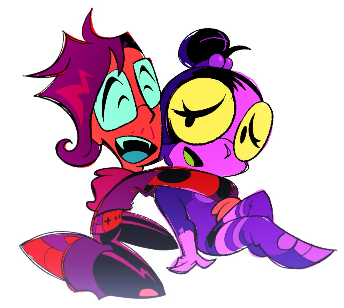 RebelTaxi's tweet photo. Heads too big. Makes key frames hard.

Indie Animation https://t.co/duvFArjTrz