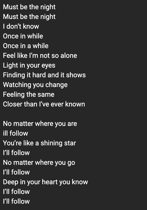 ciwywfoah's tweet photo. offical follow lyrics btw!! https://t.co/pYA38HLtU1