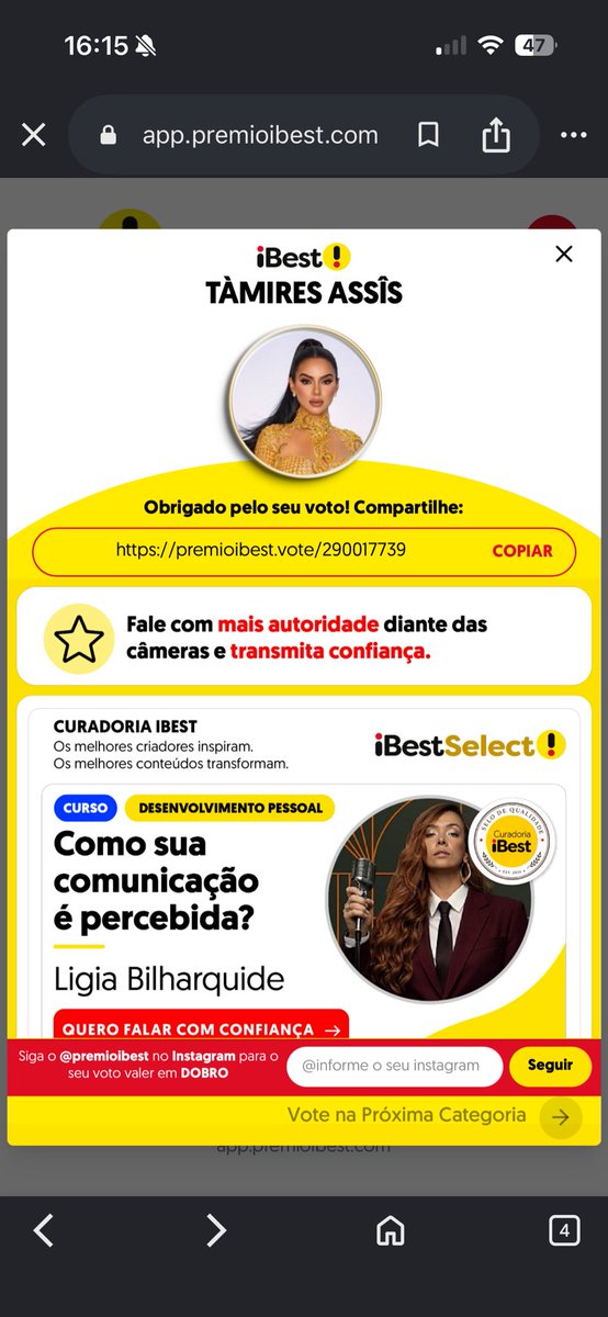 09_thays10's tweet photo. @ttamires_assis @PremioiBest Voto ✅🏹💚 https://t.co/NUGn5UZ2kH