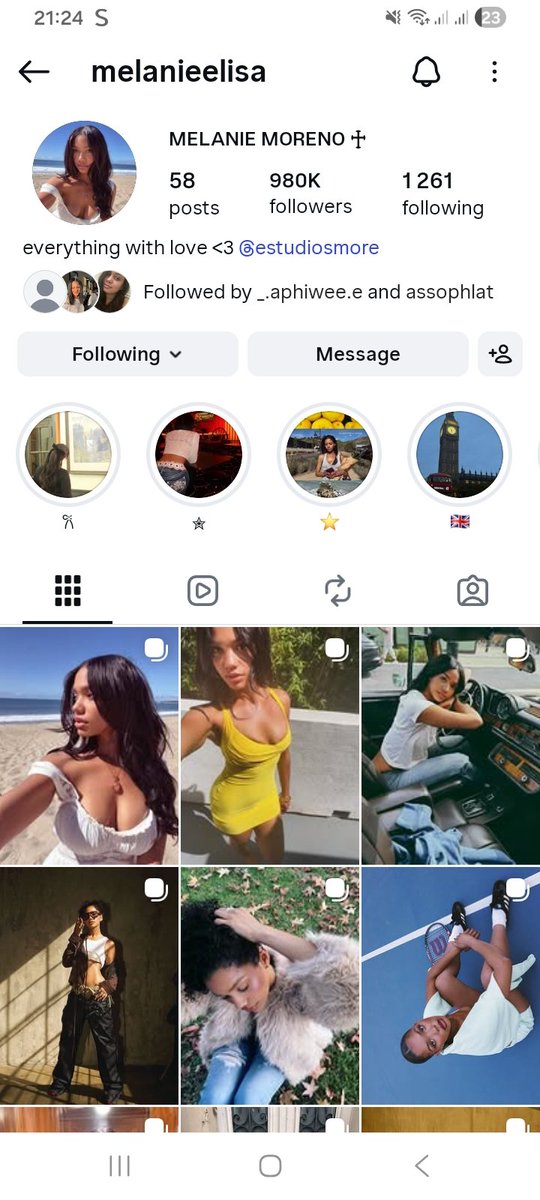 shhhr78's tweet photo. Here's a link to Melanie's Instagram 
https://t.co/sylvOCqc4y let get her to 1M Melcere's gorgeous 🥹💗 https://t.co/JttwqDM08N