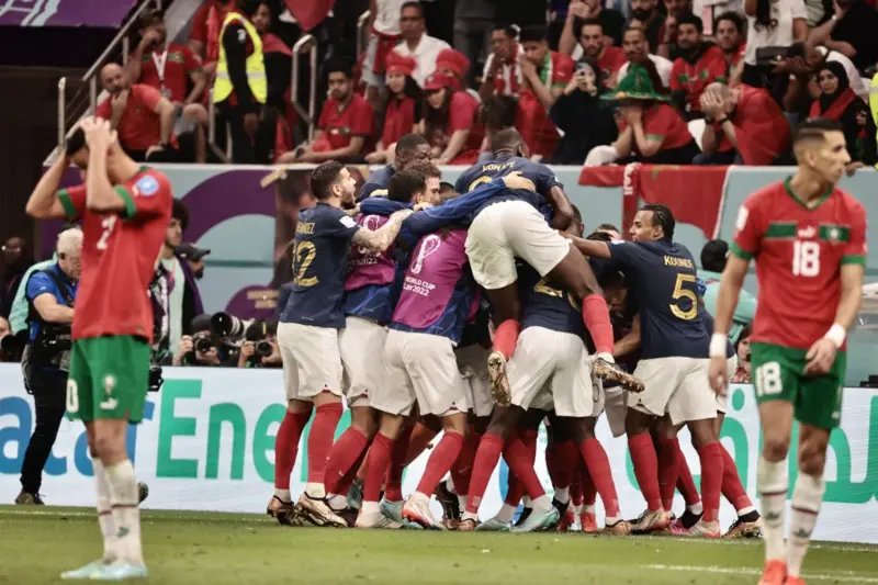 okoye256's tweet photo. Can the Moroccans can run it back?
 
📌 For those of you who remember, this is a repeat of the 2022 World Cup semi-final and it was France who came out on top in a 2-0 win.

It was a huge shock to see Morocco go that deep into the tournament but this time around, it's almost an expectation.
#FRAMAR #FIFA #FIFAWorldCup2026