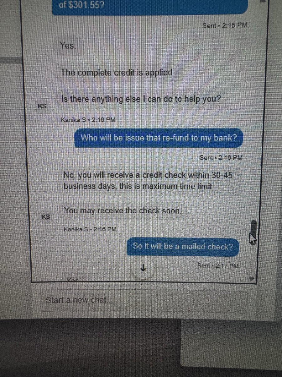 halftimestaats's tweet photo. @CenturyLink Will wait 30 to 45 days now to see if I get check for services that we interrupted by service provider and auto billed me for service that didn’t exist. https://t.co/u8HRFQDKAI
