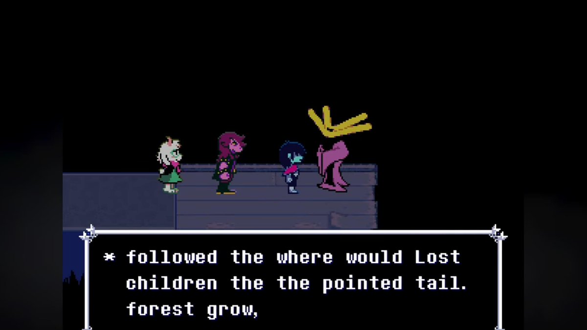 ell1emia's tweet photo. @JoanJoss_ @HanleyFinnegan @pawelfxkulkid Correct me if I'm wrong cuz I'm not sure, but from what I remember it came from this prohecy part and Noelle mentioning that herself along with Kris and Dess were exploring smth in the forest https://t.co/Q708rNynK4