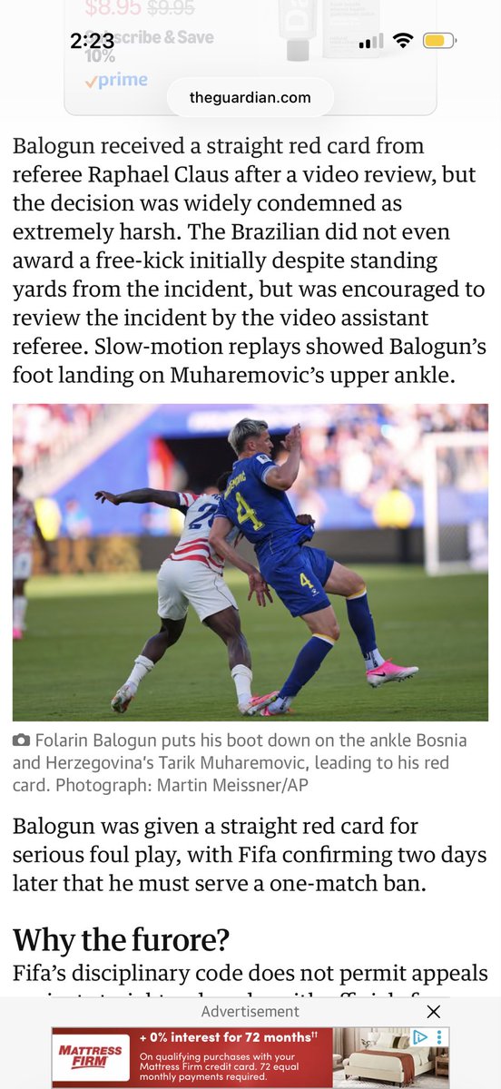 clarkfromcali's tweet photo. @kyochan_fr @CuiBono1984 @charise_lee The entire planet? I just showed you a premier league ref saying it wasn’t a red. Thierry Henry said it wasn’t a red, Zlatan, wtf are you smoking? Y’all just want to hate America lol https://t.co/Ql6JnHVGj3