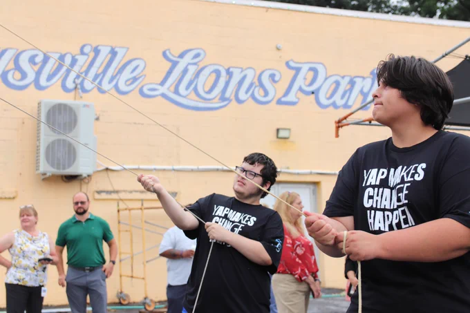 Students in L&I's MY Work program are helping prepare for the annual Marysville Lions Club Carnival.