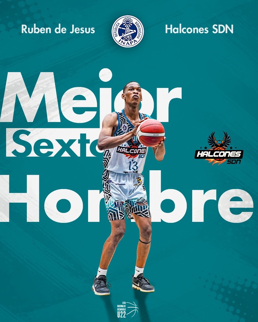 LNDoficial's tweet photo. 💪 Rubén de Jesús es el Mejor Sexto Hombre de la LND 2026. 🔥

Su impacto desde la banca fue determinante a lo largo de la temporada, convirtiéndose en una pieza clave para su equipo y llevándose el premio al Mejor Sexto Hombre. 👏🏀

#LNDU22 #PremiosLND2026 https://t.co/YozLyErOUQ
