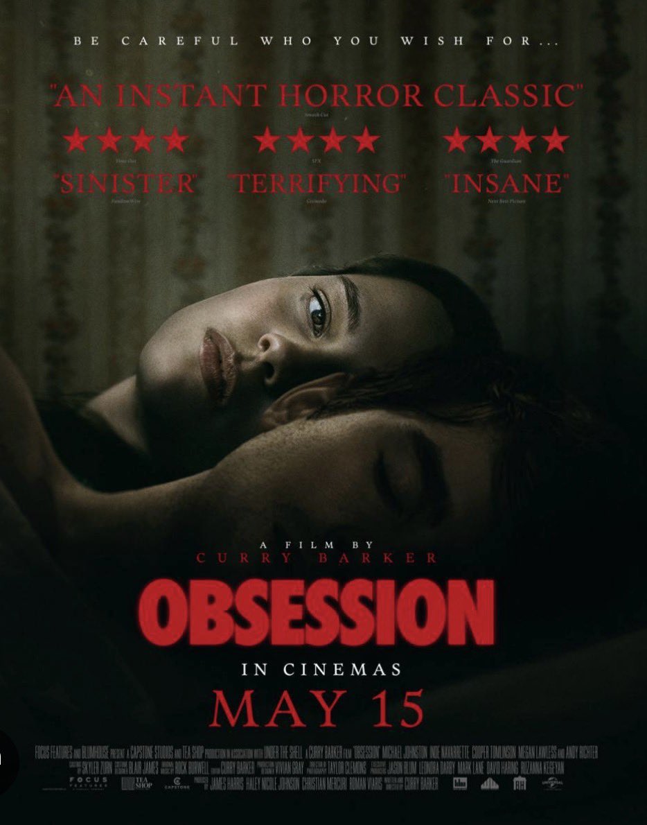Cinefilodealma's tweet photo. Con una taquilla de 405 millones de dólares, “#Obsession” se convirtió en la película con un presupuesto menor a un millón de dólares más taquillera de la historia.
Este honor lo mantuvo “Enter the Dragon” durante 53 años. Fue producida por 850.000 y recaudó 400 millones.

#cine https://t.co/KWXVtK62Uh