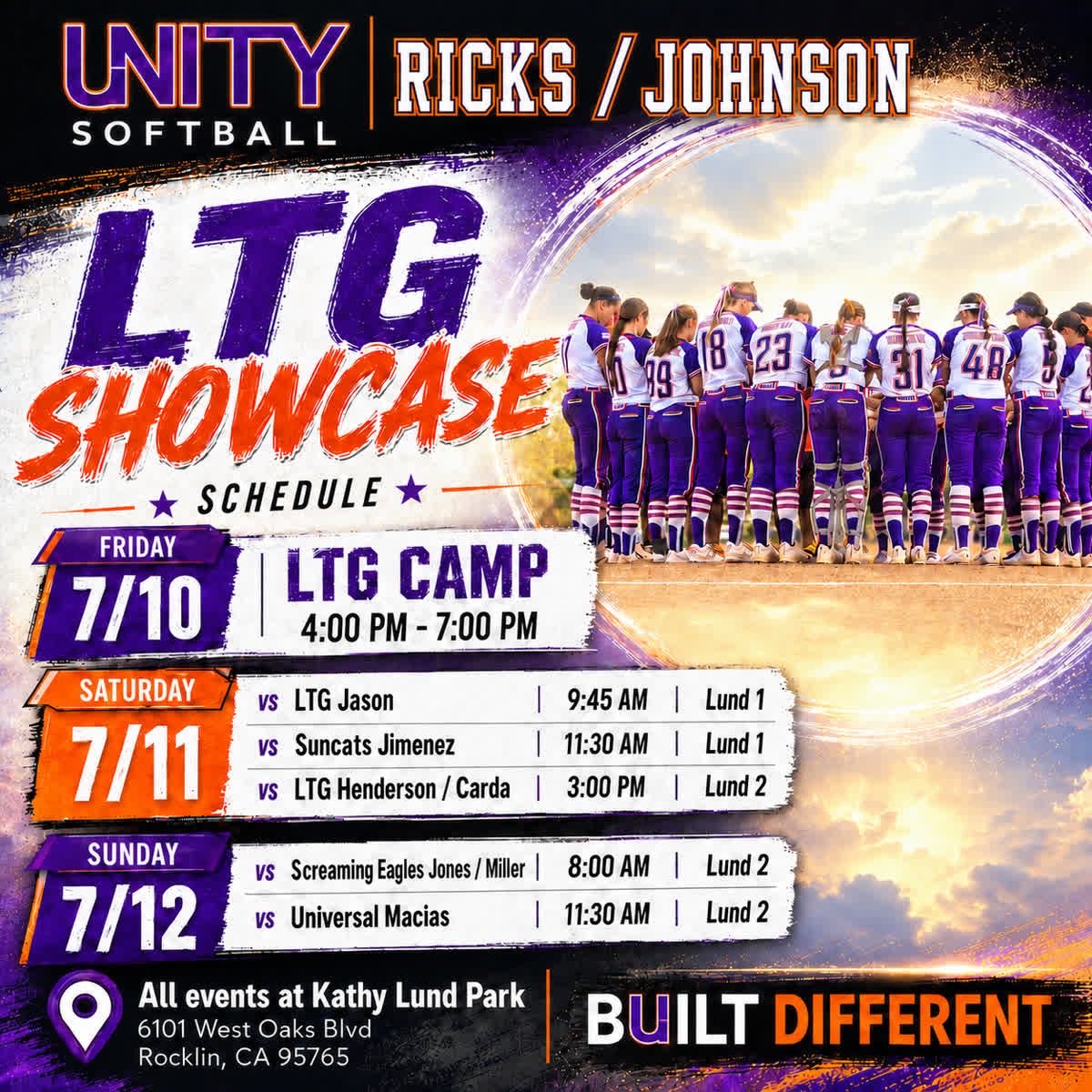2028AveryT's tweet photo. Schedule for the LTG showcase!! #unitysoftball #softball #LTGshowcase #studentathlete https://t.co/sELauTCtRP
