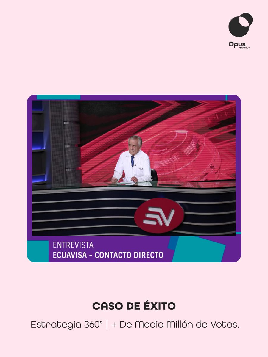 opusagencyec's tweet photo. 📺 📻 Relaciones públicas de alto nivel: donde otros apenas salen en redes, nosotros dominamos la agenda nacional.

¿Tu campaña está lista para las grandes ligas? Agenda tu consultoría privada aquí 👉🏻0987114083

#MarketingPolitico #EstrategiaElectoral #Ibarra #ArquitecturaDePoder https://t.co/brLaJMkwBF