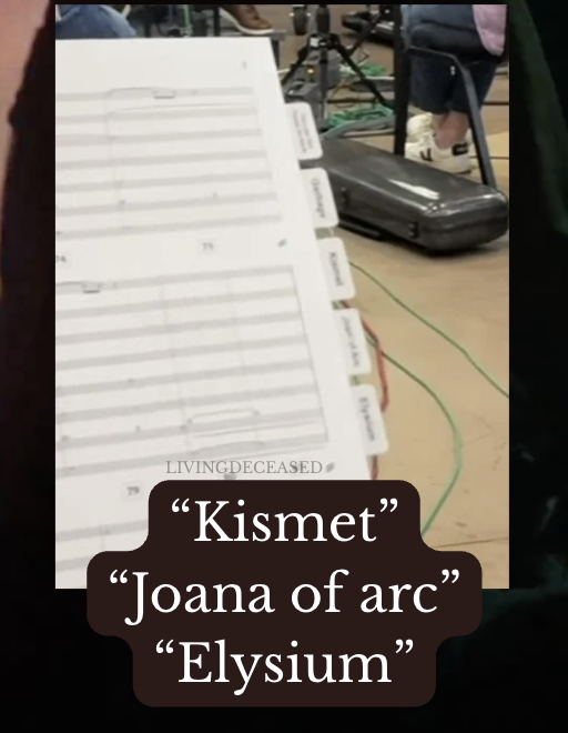 LlVlNGDECEASED's tweet photo. 🚨 New "ELYSIUM" track titles were found by a fan. 👀

In a post celebrating the release of "HADES" by Melanie Martinez, CJ Baran accidentally showed 3 possible tracks for the upcoming Utopian side of the album:
“Kismet”
“Joana of arc”
“Elysium”

What are your thoughts on this? https://t.co/wVvZkfHBGj