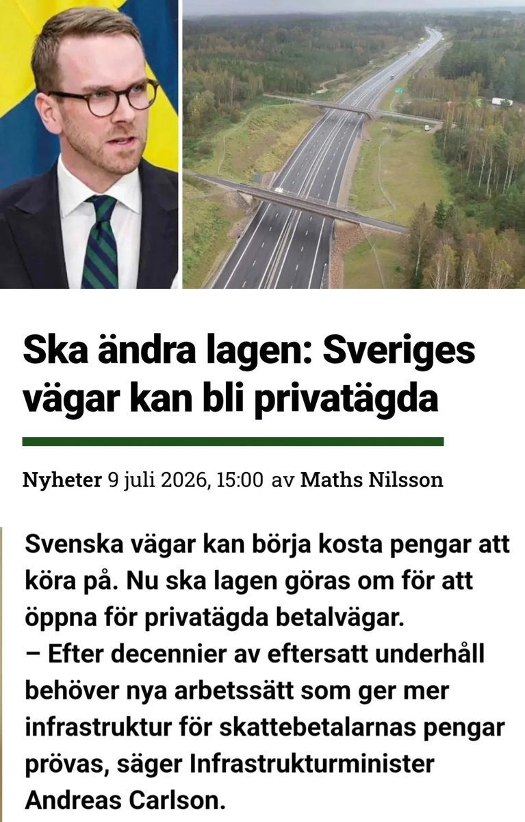 ArnellOErik's tweet photo. Underfinansiera. Privatisera. Upprepa. https://t.co/pztSGJIhjD