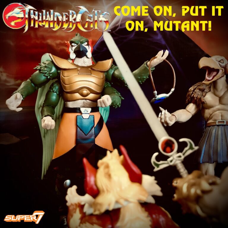 ThunderCatsUlt's tweet photo. The best part about how deep this line gets is that you can recreate epic moments from the toon!!! Get your hands on Zaxx now! #thundercats #super7ultimates #wewantmorethundercats @super7store https://t.co/6s00f9Pw6U