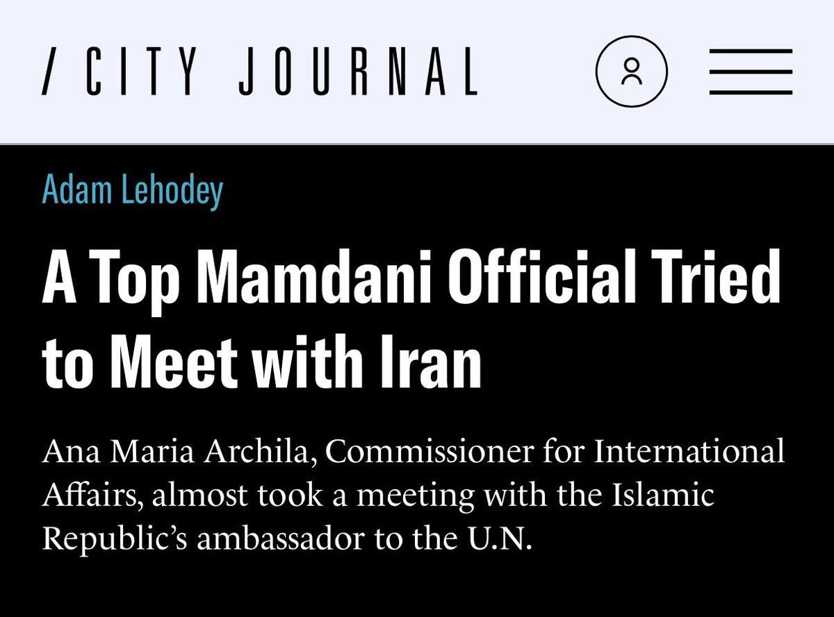 EYakoby's tweet photo. BREAKING: Three senior Mamdani officials tried to meet with the Islamic Republic.

What are we even doing? https://t.co/nTWNcqIlW1