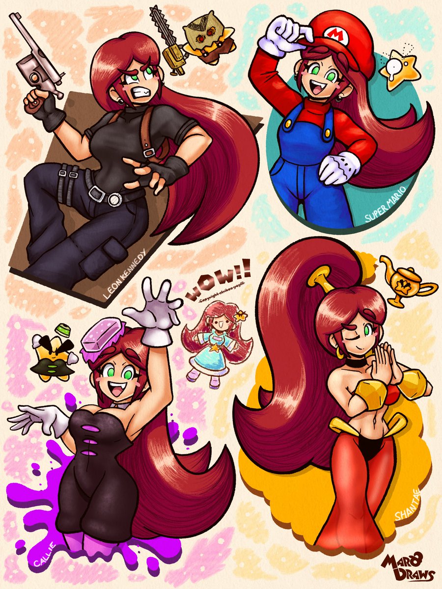 MaroDraws's tweet photo. (OCs) Stella &amp; StarMan’s Crossover Cosplay⭐️ https://t.co/gIEI1Ay1Dy