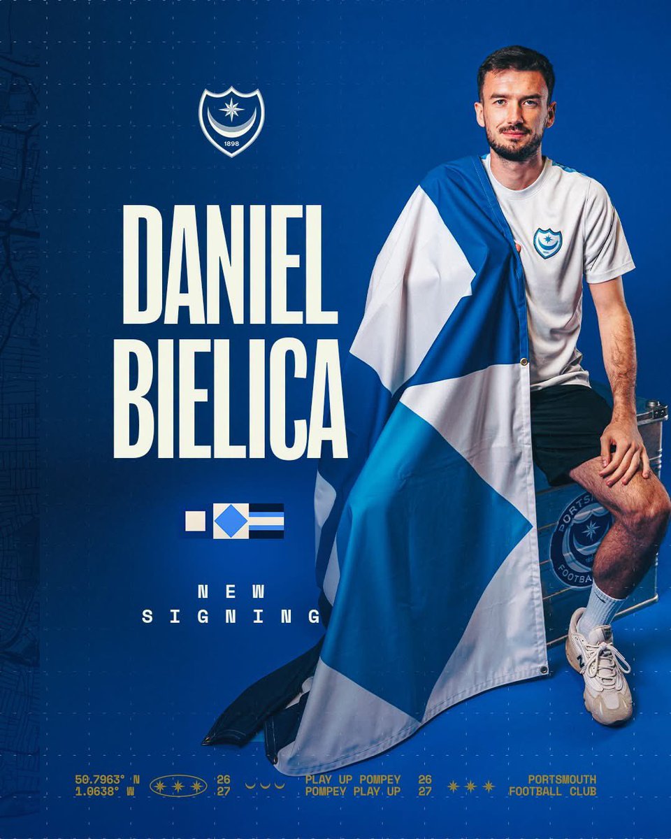 FrattonFaith's tweet photo. Welcome to #Pompey, Daniel! 🧤💙 https://t.co/MgWzViSUEm