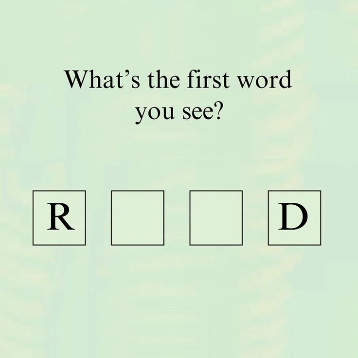 nexus_points's tweet photo. 🧠 Quick Puzzle

What’s the first word you see? 👇

R _ _ D https://t.co/4SOC1vNUNn