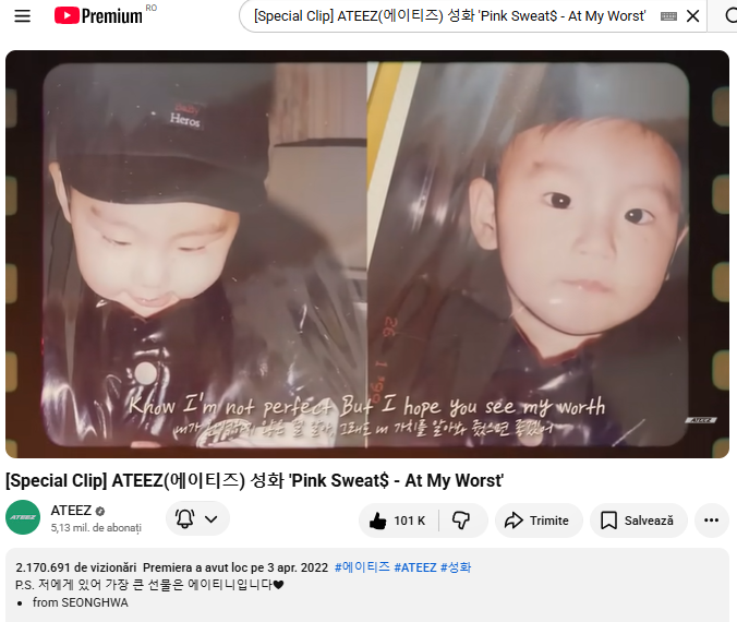 Andatiny83's tweet photo. so for SeongHwa...all i have to say is that i am very happy that his MVs are finaly at some numbers
#성화 #SEONGHWA
#ATEEZ #에이티즈    #エイティーズ @ATEEZofficial https://t.co/aEgtVLqA6D