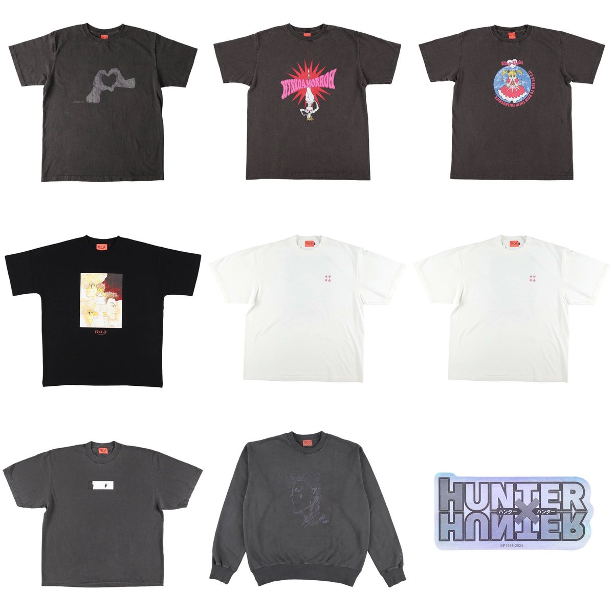 k42wKKihKBGTvXv's tweet photo. 『RofJ BY JUMP SHOP』受注販売
HUNTER×HUNTER商品ページが公開されました！！

https://t.co/pmyTZfVtr6 https://t.co/1MPH0C0O3A